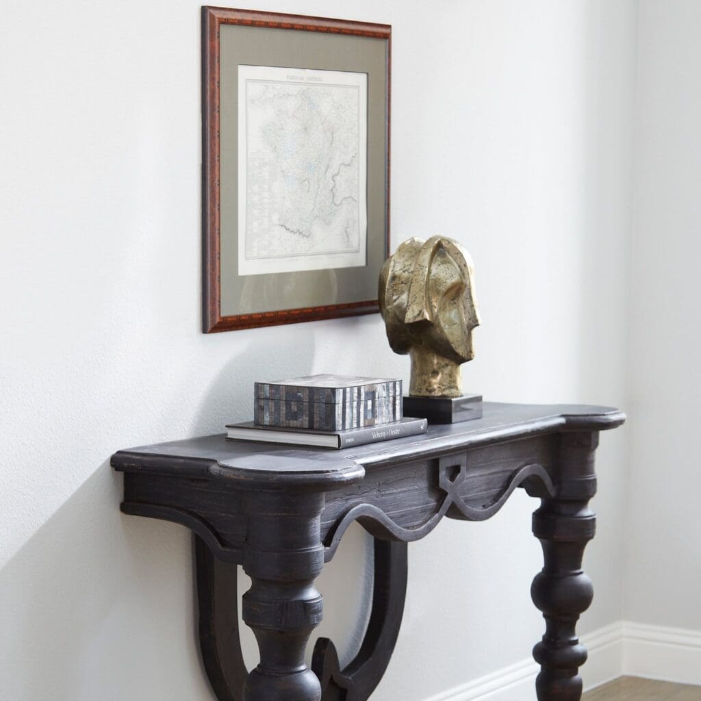 Cyan Design 10993 Lacroix Black Console Table - Elegant Entryway Sofa Table for Hallway, Living Room & Foyer Decor