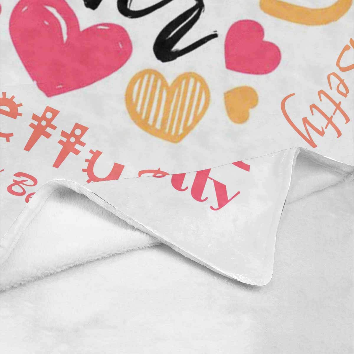 Custom Personalized Fleece Throw Blanket with Family Names - Soft Cozy Blanket Gift for Mom, Wife, Grandma - Perfect for Christmas, Birthday, Anniversary Gifts & Home Decor