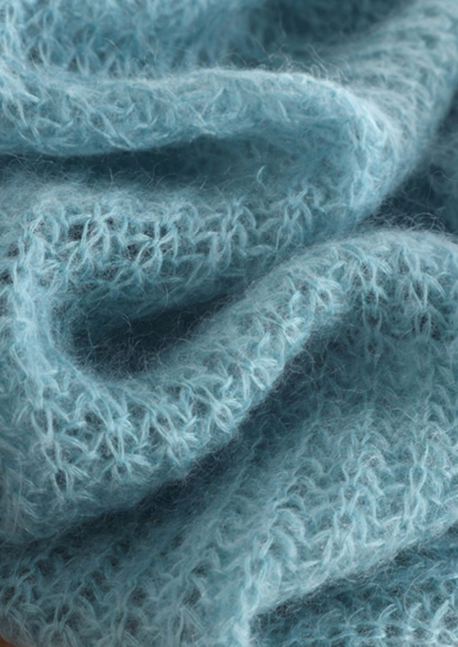 Luxury Mohair Bridal Sweater for Women - Soft & Elegant Wedding Knitwear - Perfect for Bridal Showers, Engagement Photos & Winter Weddings