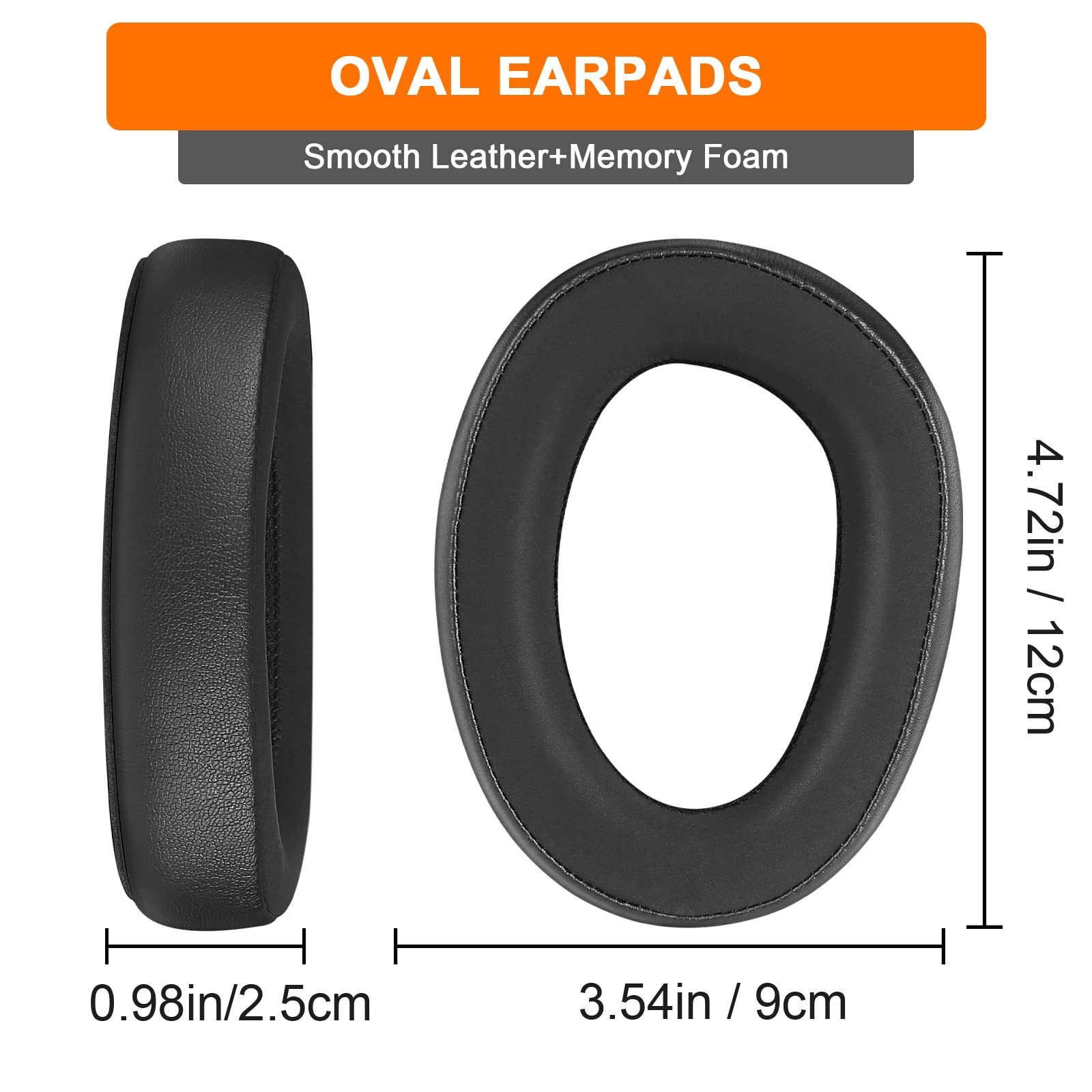 Replacement Ear Pads for Sennheiser GSP 600 Headphones - Compatible with GSP 670 & 500 Models - Noise Isolating Memory Foam Cushions - Easy Installation - Perfect for Gaming, Streaming & Office Use
