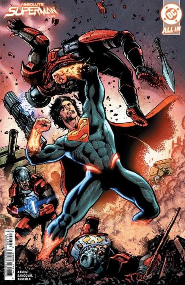 Absolute Superman #5 Cover D 1 in 25 Darick Robertson Card Stock Variant - Rare Collectible Comic Book for DC Fans & Investors | Perfect for Display, Gifts & Comic Collections