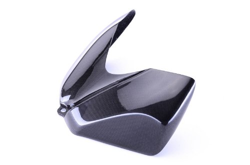 Bestem CBSU-75006-TKC-KIT Black Carbon Fiber Tank Cover for Suzuki GSXR 600 750 (2006-2007) | Motorcycle Accessories for Racing & Street Riding | Durable & Stylish Protection