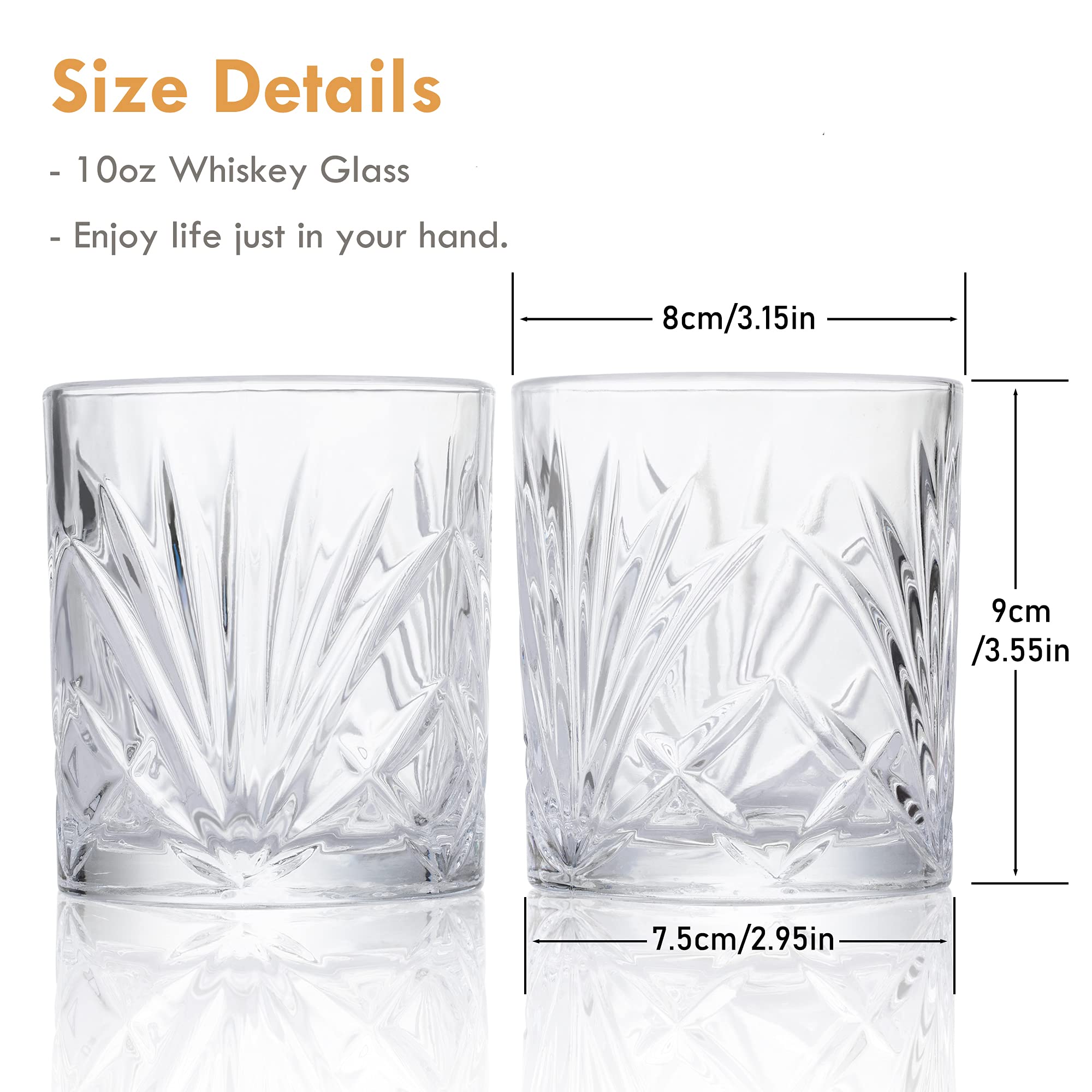Premium Whiskey Stones Gift Set for Men - 2 Whiskey Glasses Included | Unique Birthday, Christmas, Anniversary, Retirement Gifts for Dad, Husband, Boyfriend | Perfect for Home Bars, Man Caves & Whiskey Lovers