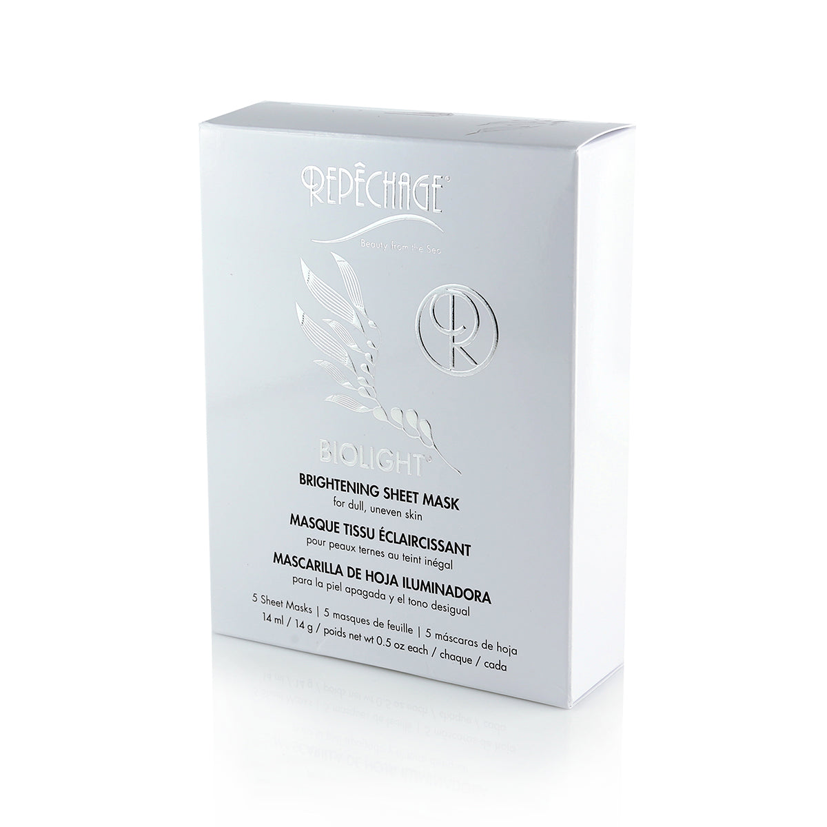 Biolight® Brightening Sheet Mask - Vitamin C & Hyaluronic Acid for Glowing Skin | Hydrating & Anti-Aging Facial Mask for Daily Skincare Routine