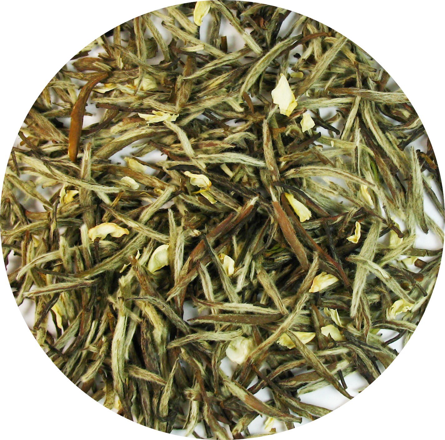 Premium Jasmine Silver Needle White Tea - 8oz Loose Leaf Tea with All Tippy Buds | Organic & Fragrant | Perfect for Relaxation, Meditation & Afternoon Tea Time