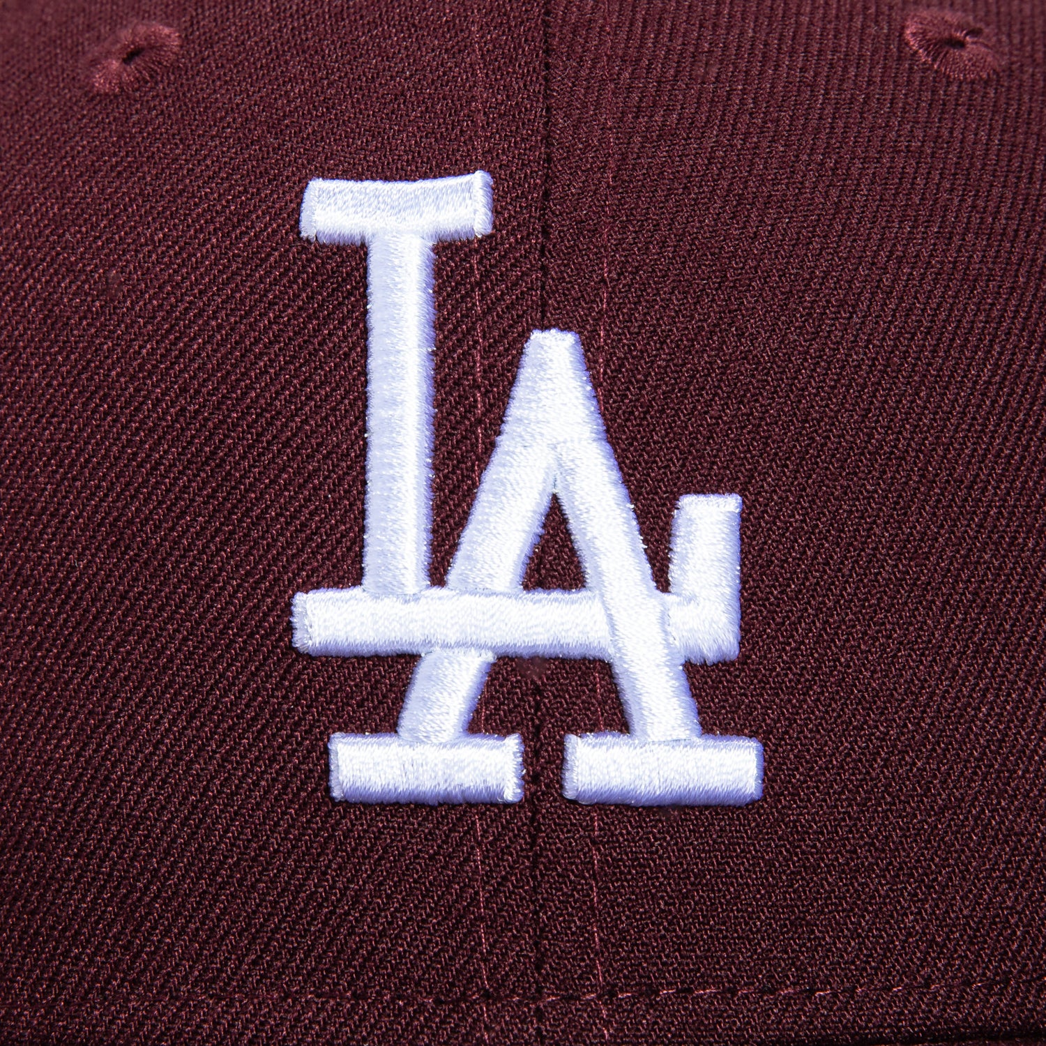 New Era 59Fifty Los Angeles Dodgers 40th Anniversary Snapback Hat with Stadium Patch - Maroon - Official MLB Licensed Baseball Cap for Men & Women - Perfect for Games, Collecting & Streetwear Fashion