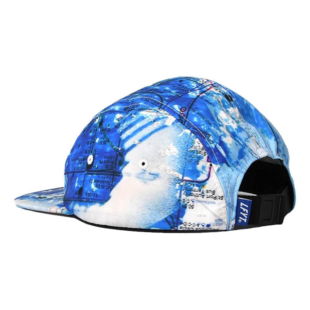 Lafayette LFYT X Stash Subway Map Camp Cap - Blue Baseball Hat for Urban Commuters & Streetwear Enthusiasts