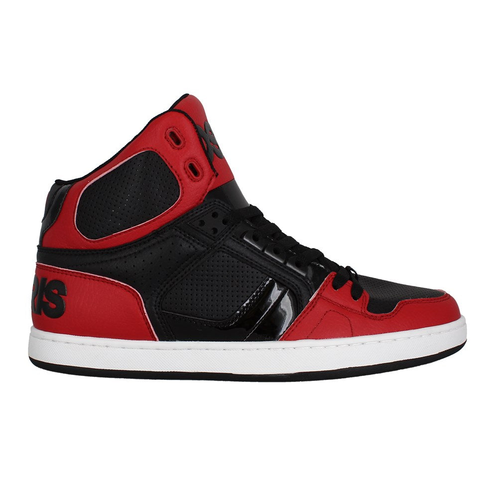 Osiris NYC 83 CLK Skate Shoes for Men - Red/Black/Black Colorway - High-Performance Sneakers for Skateboarding & Streetwear Fashion