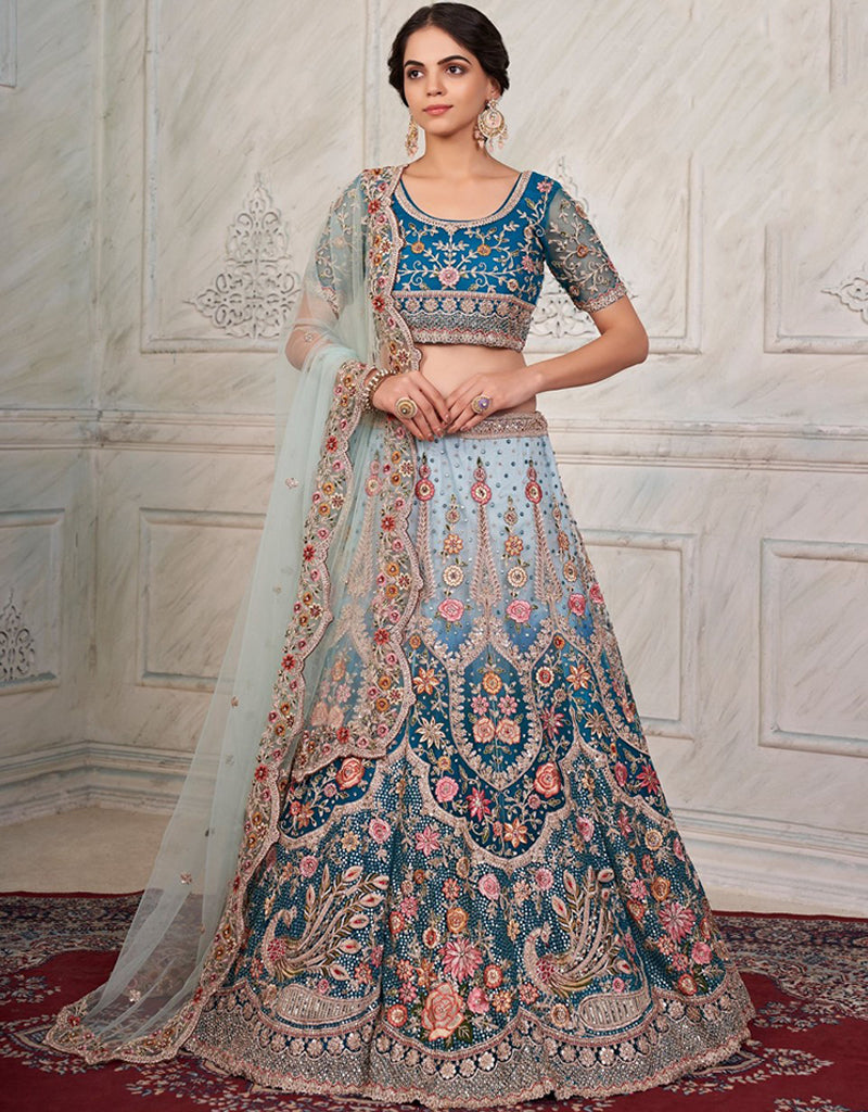 Elegant Ash Grey Lehenga Choli Set - Semi Stitched Indian Traditional Outfit for Weddings & Festivals | Perfect for Diwali, Sangeet & Cultural Events