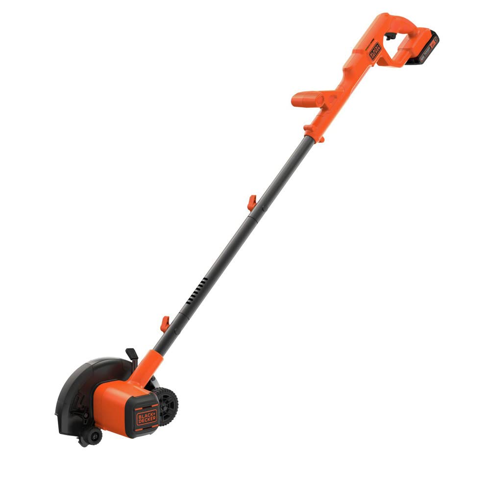 BLACK+DECKER 20V MAX Cordless Edger Lawn Kit with 1.5Ah Battery & Charger (BCED400C1) - Perfect for Trimming Grass Edges, Driveways & Sidewalks