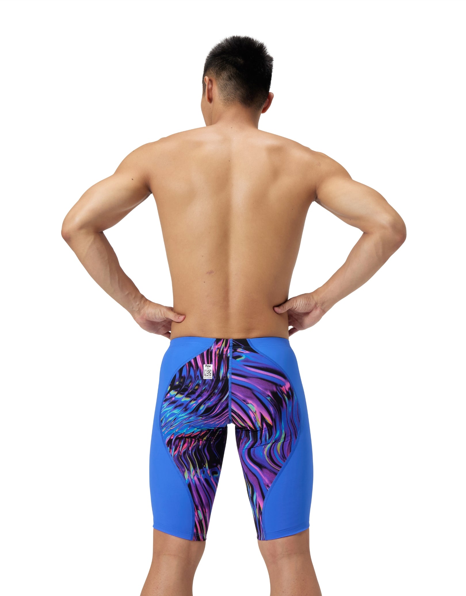 Fastskin LZR Ignite Swim Jammer - High Performance Competitive Swimwear for Men in Blue/Multi Color - Perfect for Pool Training & Professional Swimming Competitions