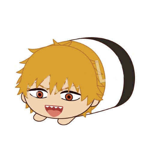 Chainsaw Man Mochikororin Plush Doll - 3 Inch Cute Anime Stuffed Toy, Official Mascot by Chugai Kogyo - Perfect for Cosplay, Gift, and Anime Collection
