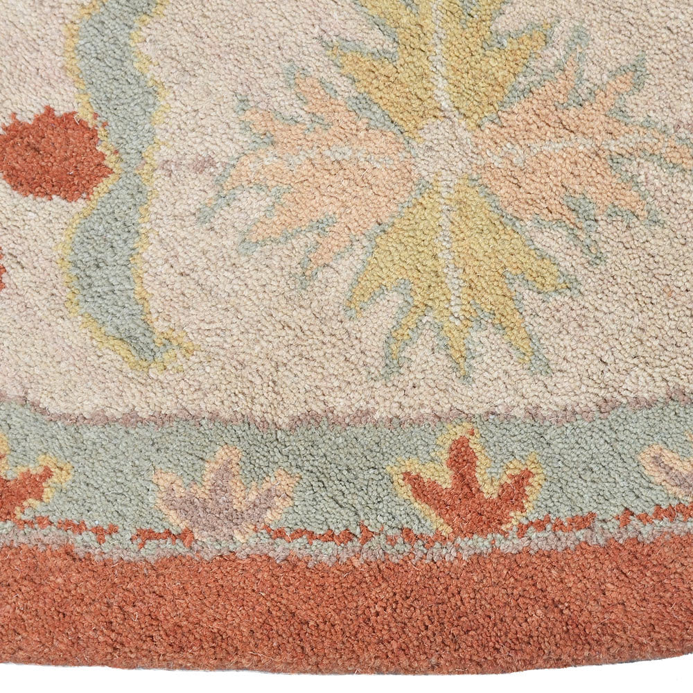 Chajli Hand Tufted Wool Rug - Soft & Durable Non-Slip Area Rug for Living Room, Bedroom, and Nursery Decor