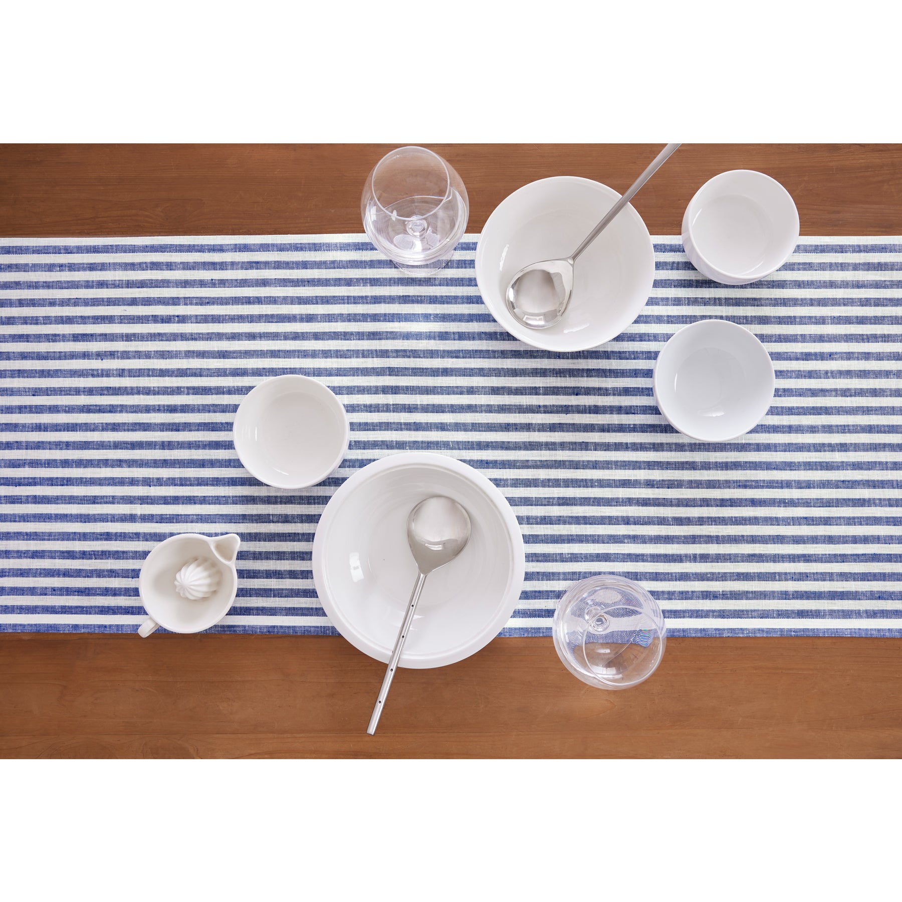 Amalfi Stripe Table Runner - 16 Inch & 18 Inch Wide - Perfect for Dining Tables, Buffets, and Holiday Decor - On Sale Now