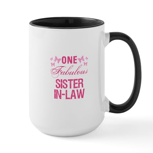 White/Black Inside - One Fabulous Sister In Law Mugs