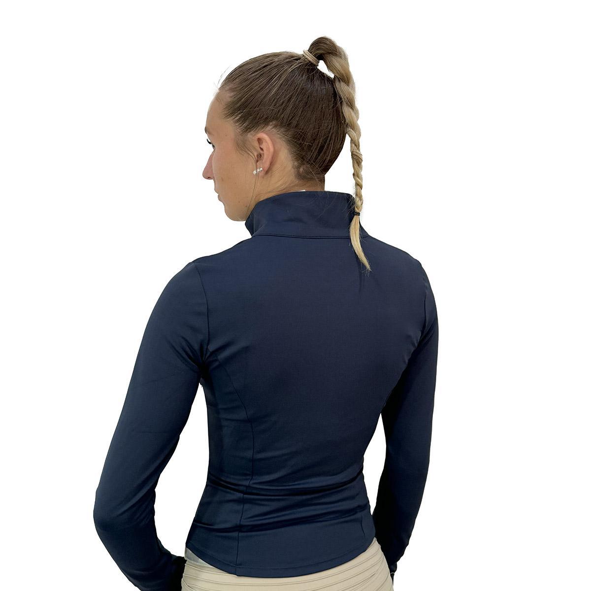 AP Hassinger Women's Performance Zip-Up Top - Breathable & Moisture-Wicking Workout Shirt for Running, Yoga & Gym Training