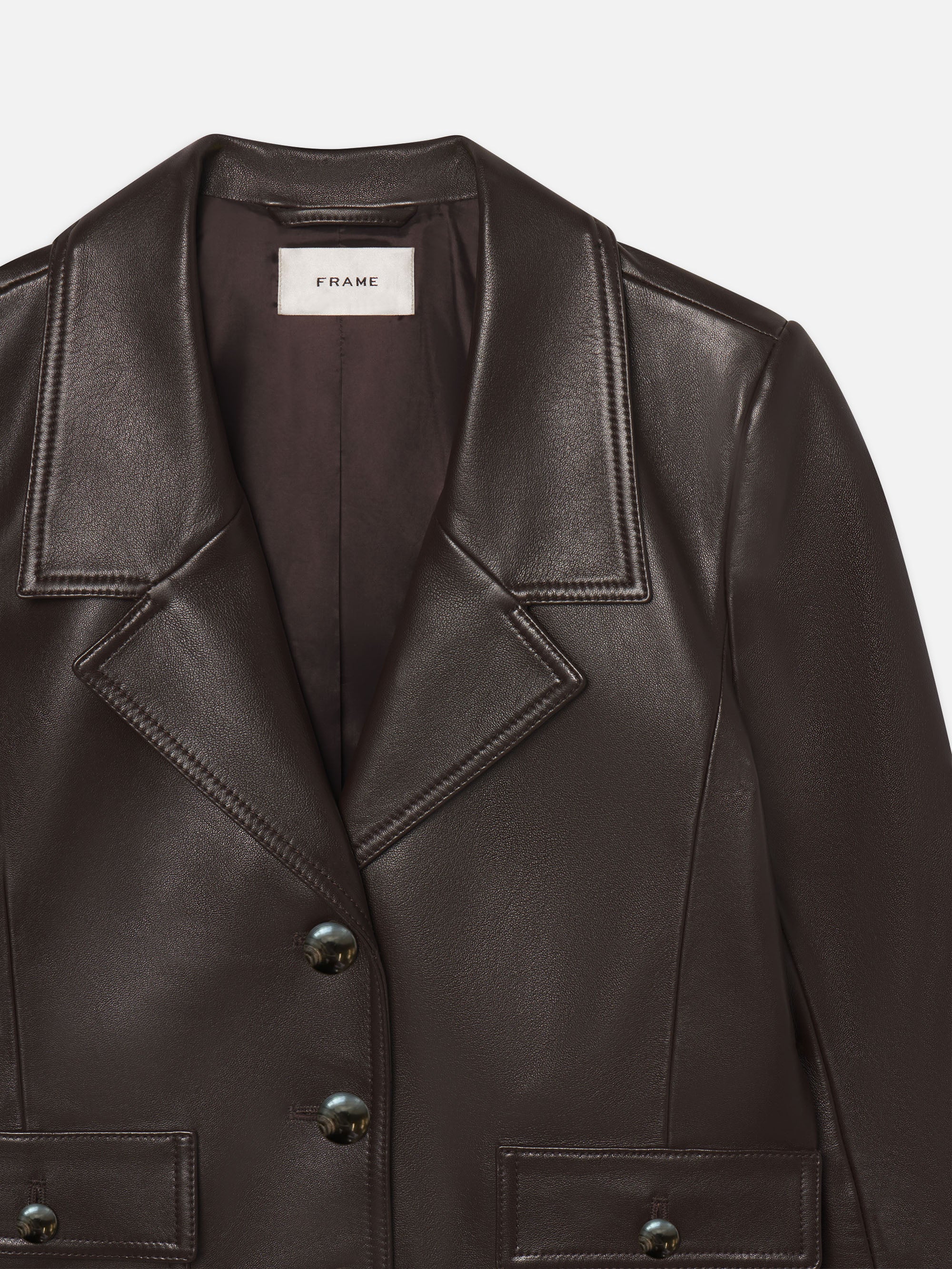 Premium Genuine Leather Cuffed Jacket for Men & Women - Dark Brown | Stylish Outerwear for Casual Wear, Date Nights & Outdoor Adventures
