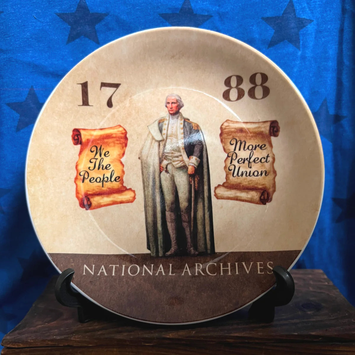 George Washington Tavern Collectible Plate - Vintage American History Decorative Plate for Display & Collection - Perfect for Home Decor, Gifts, and Historical Memorabilia Enthusiasts