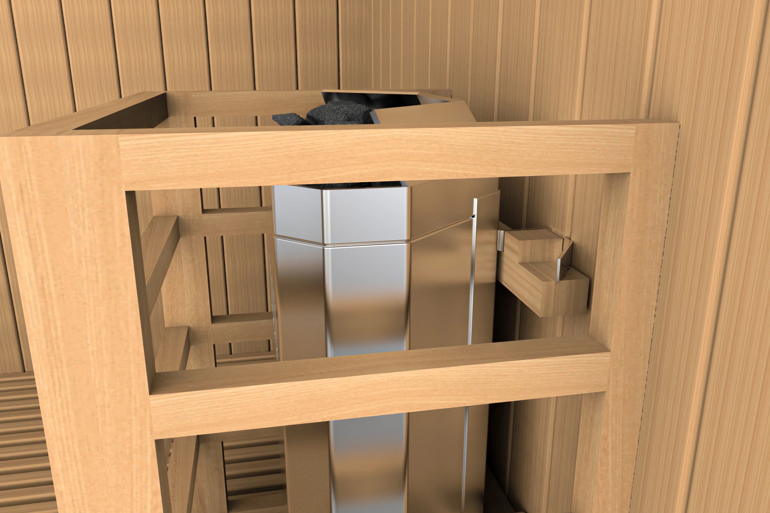 Golden Designs Sundsvall 2-Person Indoor Outdoor Traditional Sauna - Perfect for Home Relaxation & Backyard Spa Experience