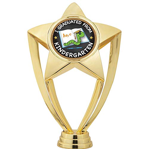 Custom Engraved Kindergarten Graduation Trophies - 7.25