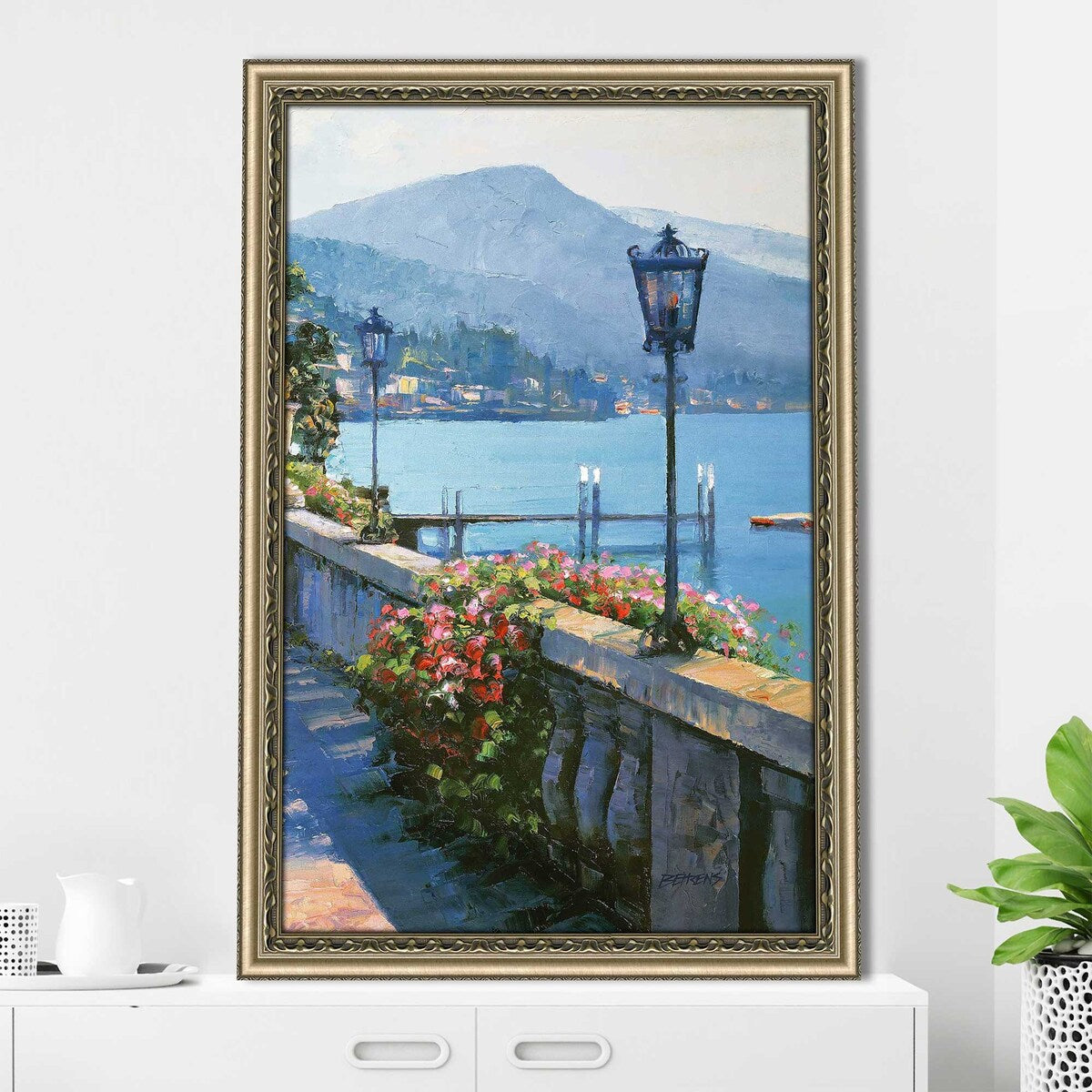 Bellagio Promenade by Howard Behrens II - Premium Acrylic Wall Art Print - Elegant Home & Office Decor for Living Room, Bedroom, or Gallery Display