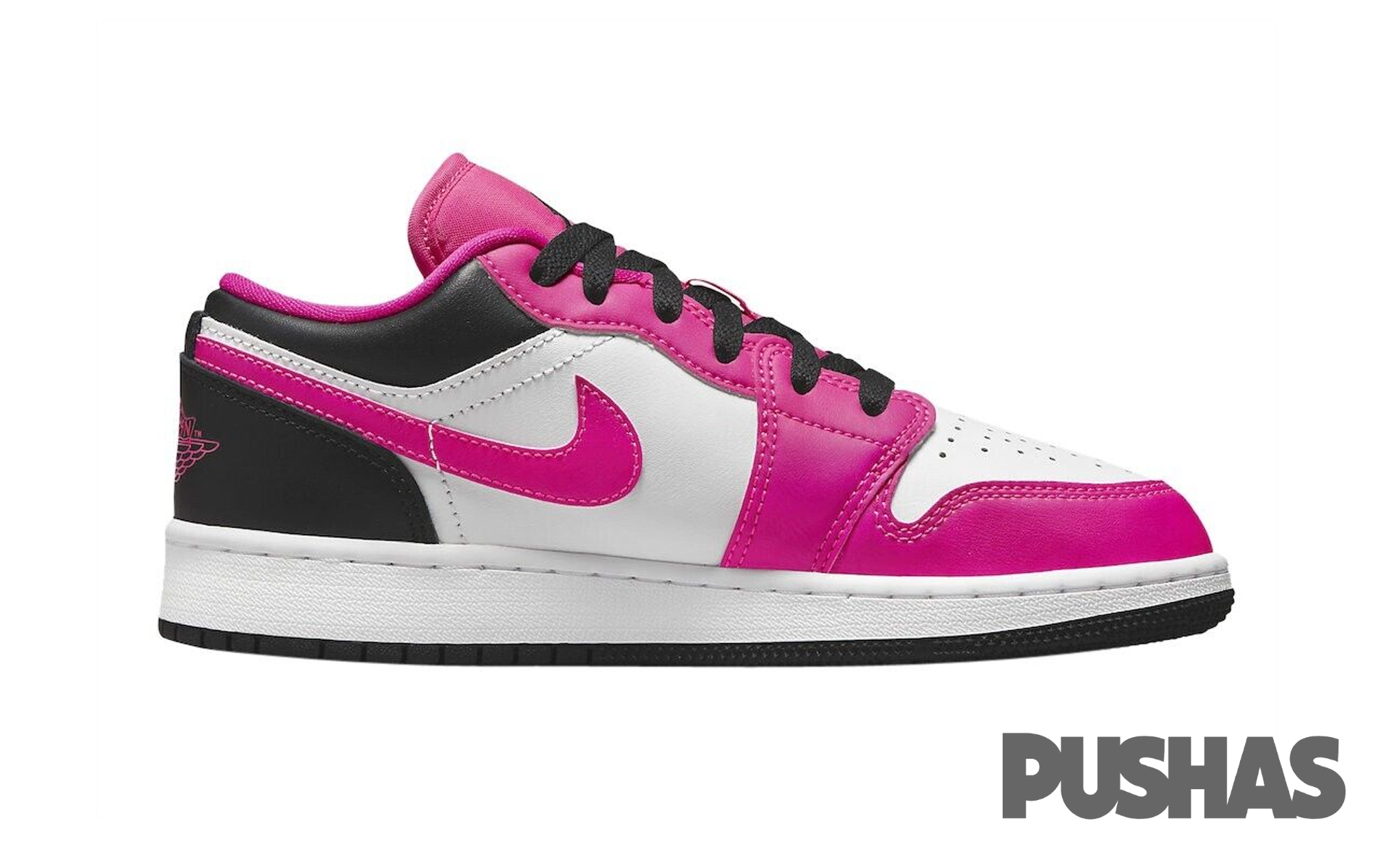 Air Jordan 1 Low 'Fierce Pink' GS Sneakers for Girls (2023) - Trendy Pink Basketball Shoes for School, Sports & Street Fashion