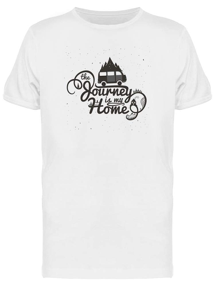 Men's Home Fishing & Trees Graphic T-Shirt - Casual Outdoor & Everyday Wear for Fishing Enthusiasts