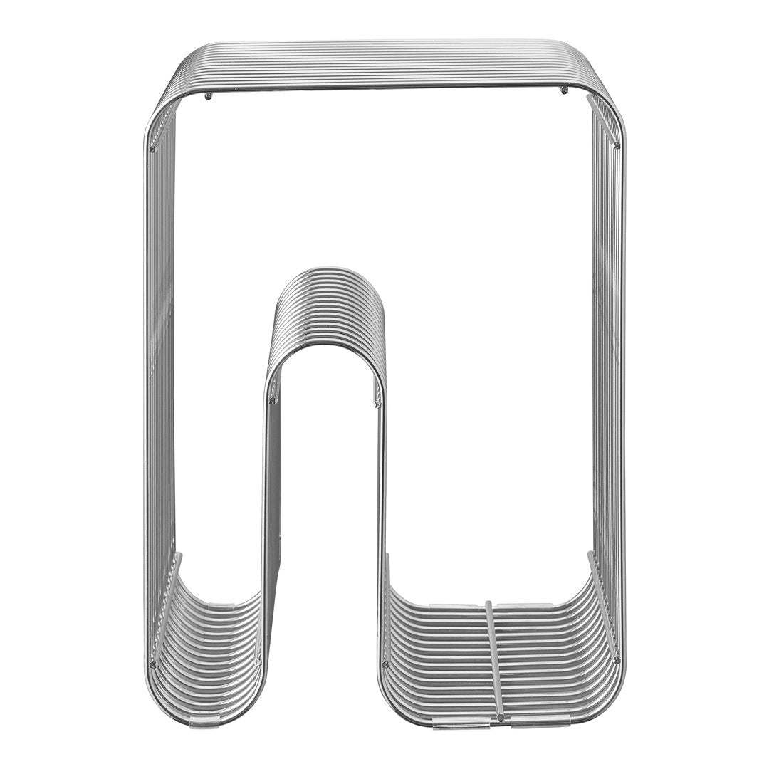 AYTM Curva Stool - Modern Minimalist Bar Stool with Metal Frame & Upholstered Seat - Perfect for Kitchen Islands, Breakfast Bars & Home Decor