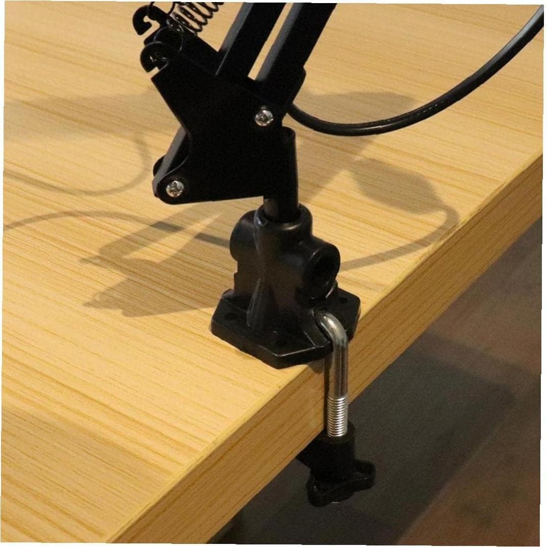 Universal Metal Bracket Clamp Holder - Compatible with Mic Stands, Desk Lamps, Camera Flash Mounts & Monitor Arms | Heavy-Duty Adjustable Clamp for Studio, Office & Home Use (1 Set)