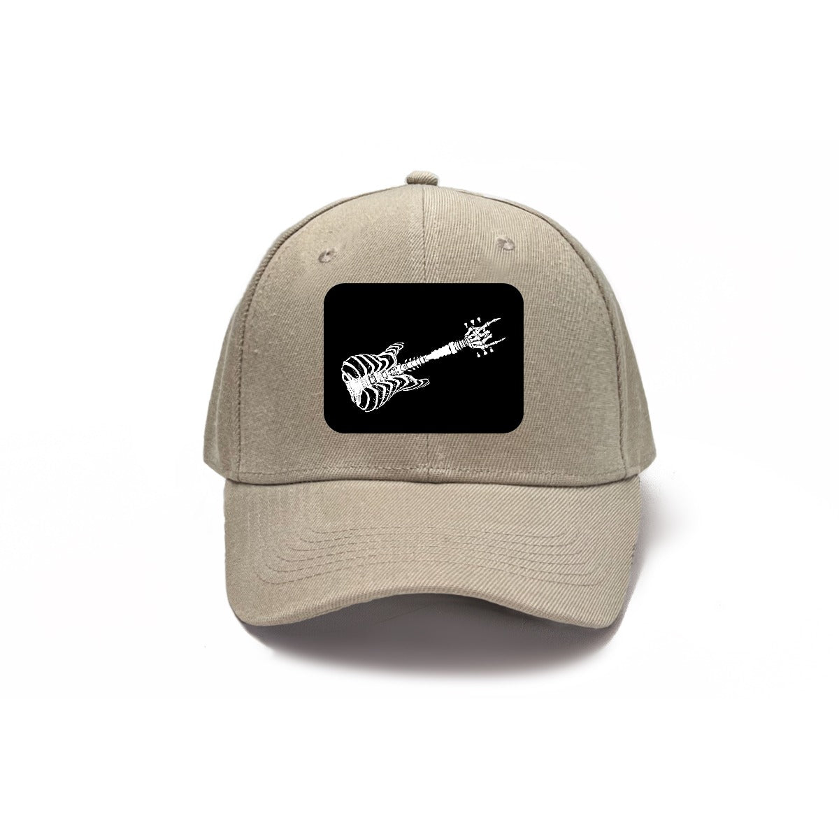 Bone Guitar Baseball Cap - Stylish Adjustable Dad Hat for Men & Women - Perfect for Music Lovers, Outdoor Activities & Casual Wear