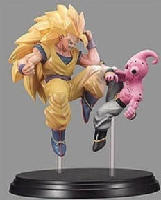 Bandai Dragon Ball Z Greatest Arts No.4 Goku Super Saiyan Action Figure - Anime Collectible for Display & Gifts