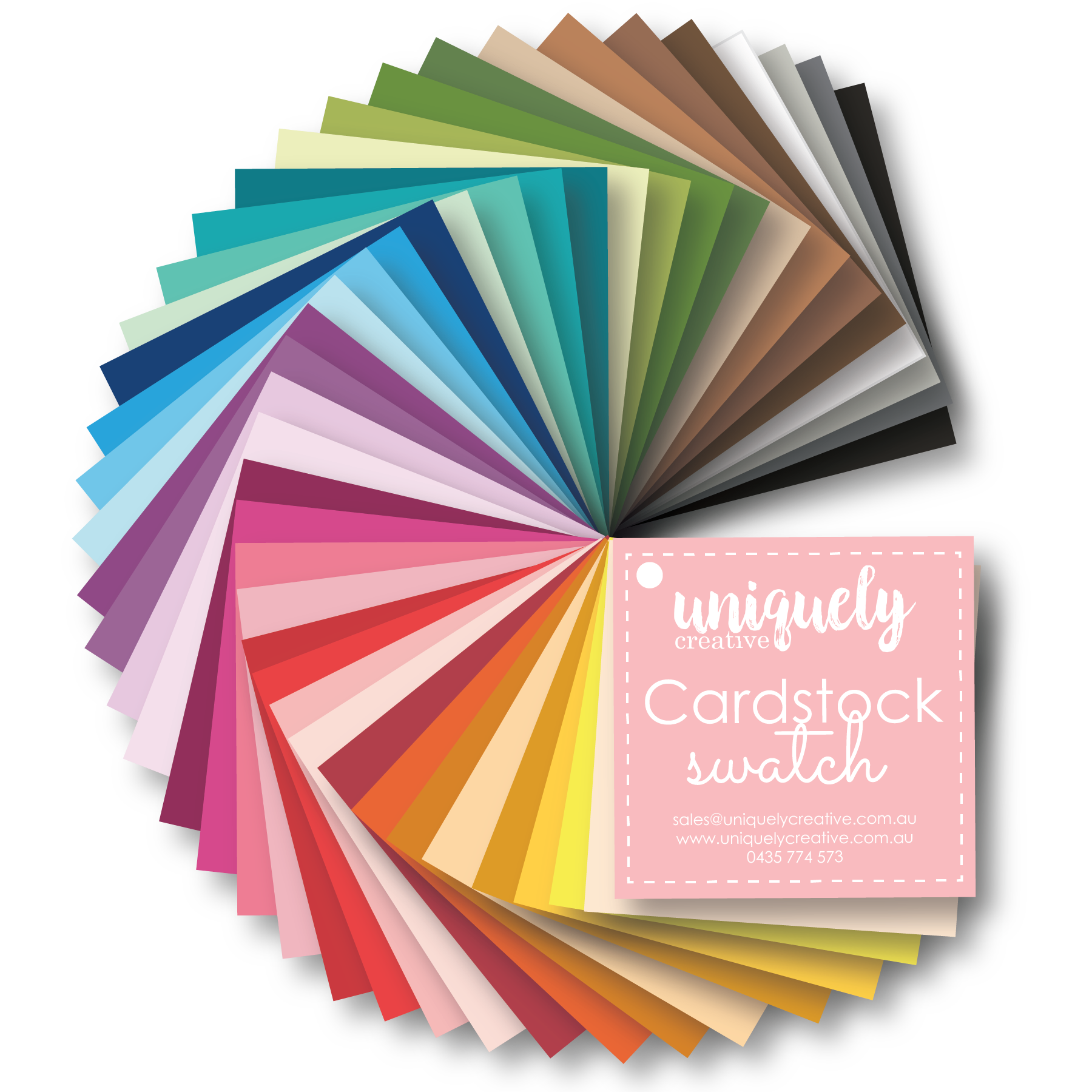 Premium Cardstock Swatch Book - 50 Colors & Textures for Scrapbooking, Card Making & DIY Crafts - Perfect for Artists, Designers & Craft Enthusiasts