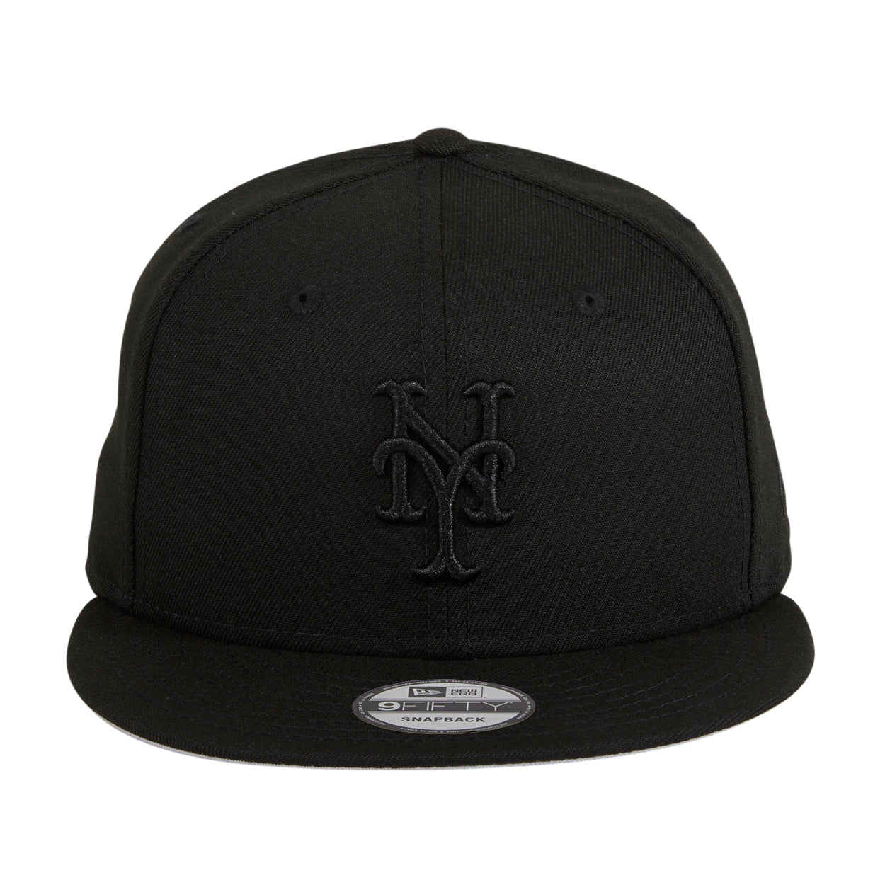 New Era 9Fifty MLB Basic New York Mets Snapback Hat - Black Adjustable Baseball Cap for Men & Women - Perfect for Sports Fans, Game Day & Streetwear Fashion