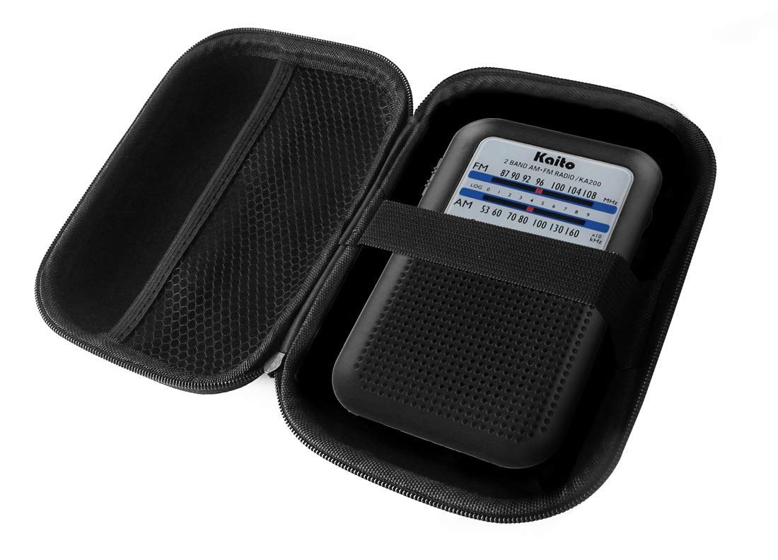Durable Hard Protective Case for Kaito KA200 Pocket AM/FM Radio - Perfect for Outdoor Adventures, Camping, and Emergency Preparedness