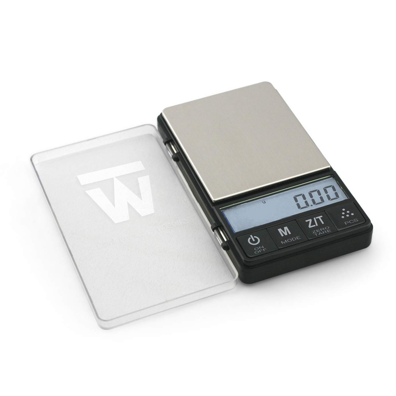 **Crimson Digital Mini Scale 1000g x 0.1g (Red/Black) - Precision Kitchen & Travel Scale with Bowl - Portable Food Scale for Meal Prep, Baking, Coffee, Jewelry & Postal Weighing**