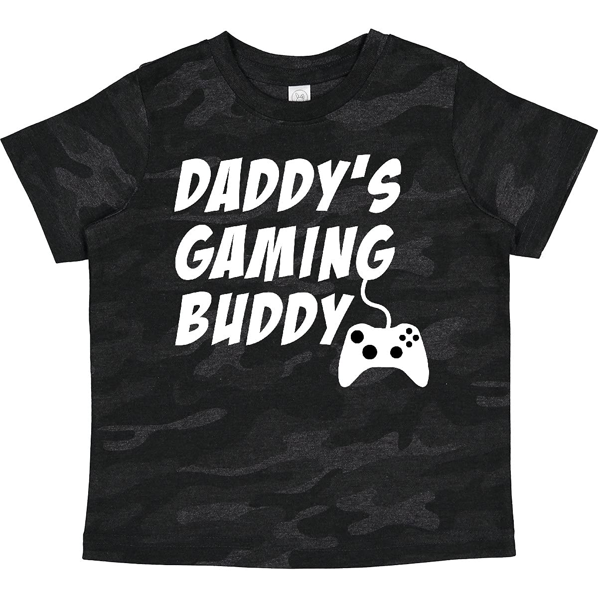 Inktastic Daddy's Gaming Buddy with Controller Toddler T-Shirt - Cute Father & Son Matching Outfit for Video Game Lovers - Perfect for Family Game Nights & Birthday Gifts