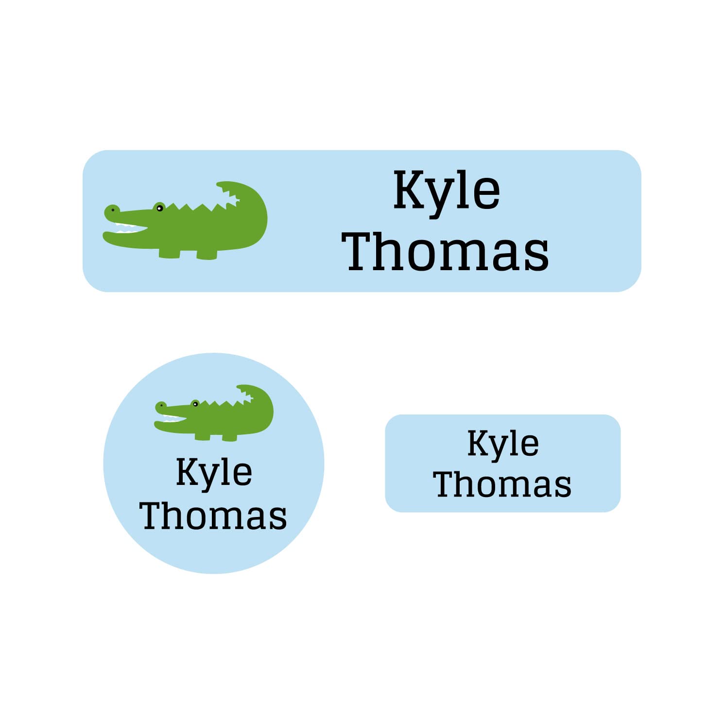 Custom Name Labels for Daycare, School & Camp - Waterproof Personalized Name Stickers for Clothes, Lunch Boxes & Water Bottles (102 Labels, 3 Sizes) - Perfect for Organizing Kids' Belongings in Classroom, Sports & Summer Camp