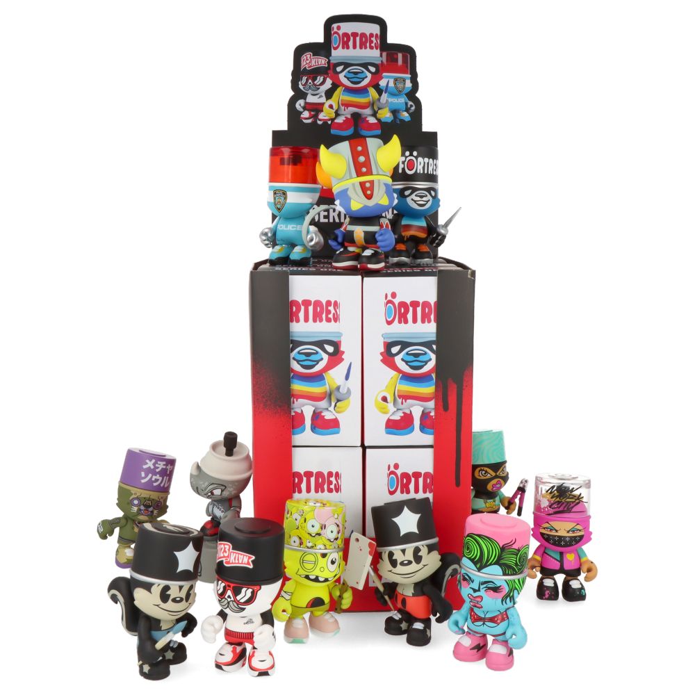 Kranky Series 1 Action Figure Display Set - 12 Piece Collectible Toy Figures for Home Decor, Office Display & Gift Giving