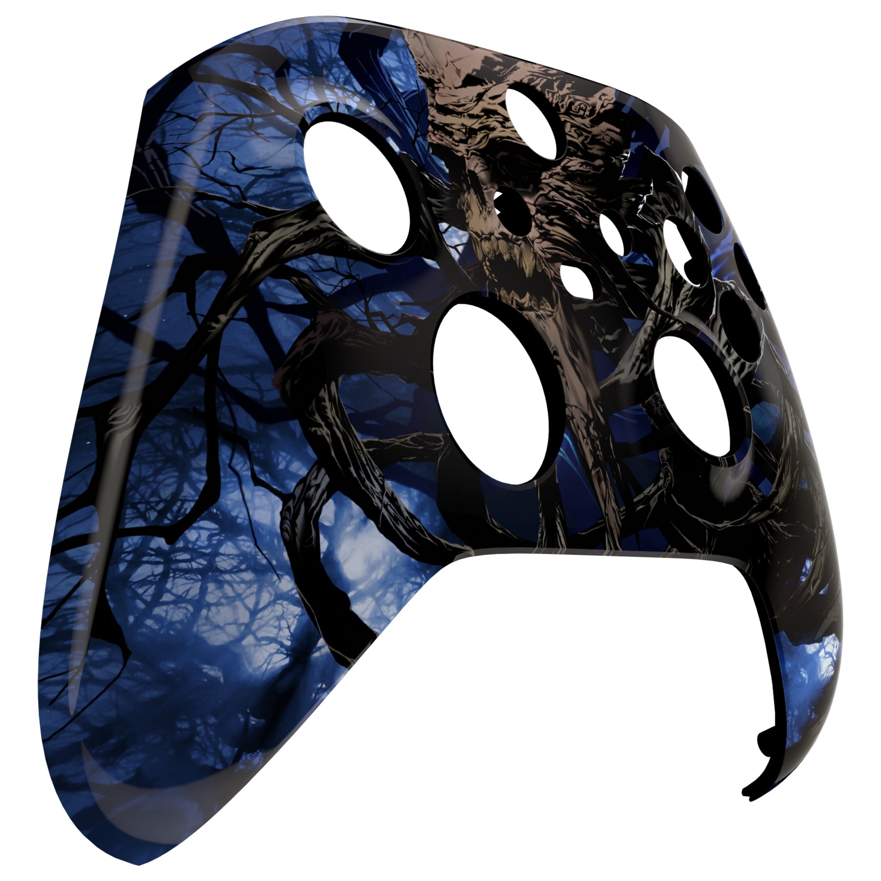 eXtremeRate Glow in Dark Replacement Front Housing Shell for Xbox Series X & S Controller - Earth Lord Design | Perfect for Gaming Enthusiasts & Custom Mods