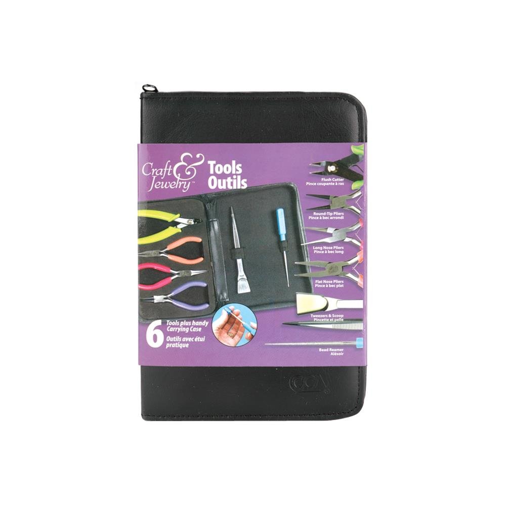 6-Piece Tool Basics Tool Kit - Essential Hand Tools for Home Repairs, DIY Projects & Automotive Maintenance