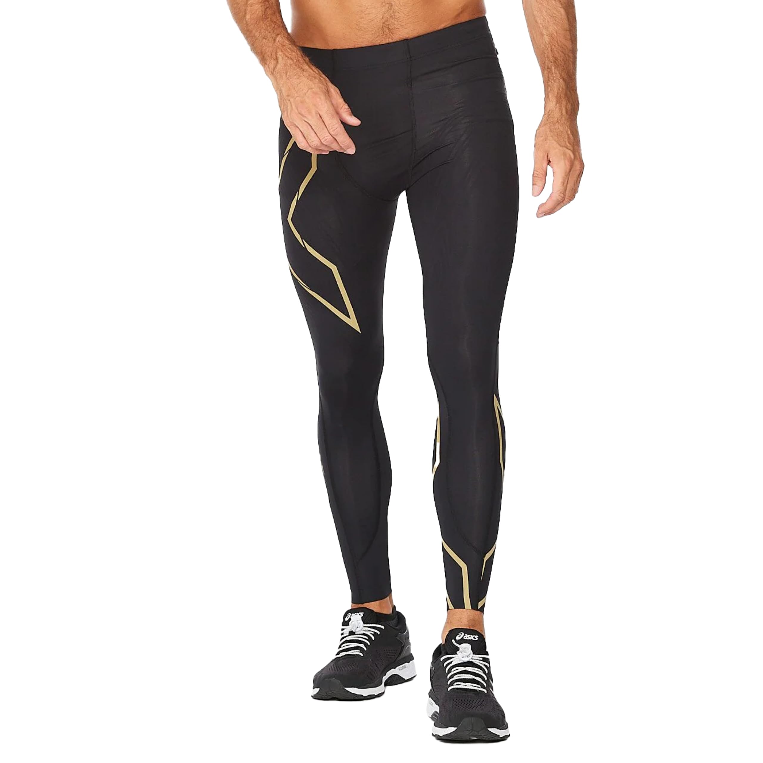 2XU Men's Light Speed Compression Tights - Breathable Running Tights with Muscle Support for Marathon Training & Gym Workouts - Enhanced Performance & Recovery for Athletes