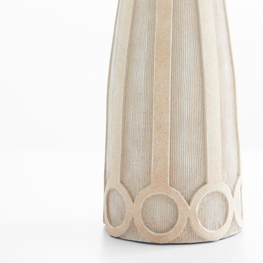 Cyan Design 11635 Camden Table Lamp in Beige - Elegant Bedside Lighting for Bedroom, Living Room & Office Decor