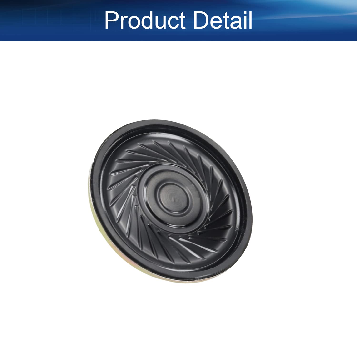 Heyiarbeit 2W 8 Ohm DIY Magnetic Speaker - 36mm Round Replacement Loudspeaker for Audio Projects, Guitar Amps, and Home Theater Systems