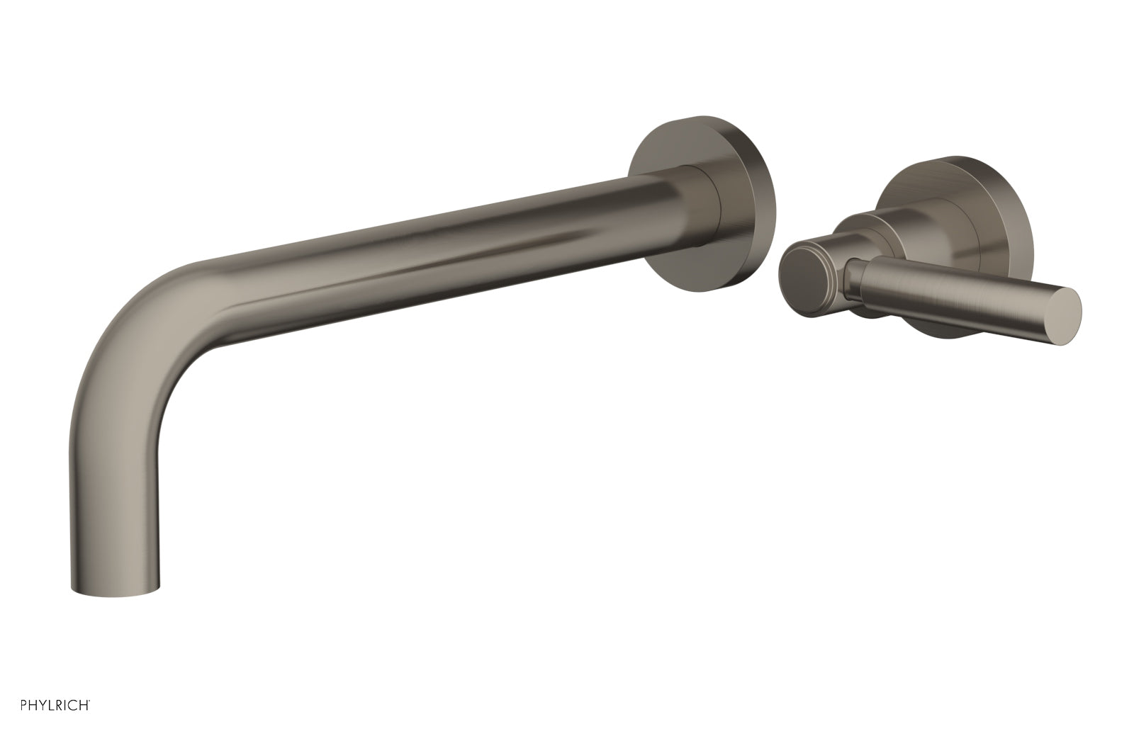 D130 16 Single Handle Wall Mount Lavatory Faucet Set with Lever Handle - Perfect for Bathroom Sink, Powder Room, and Guest Bath Installation