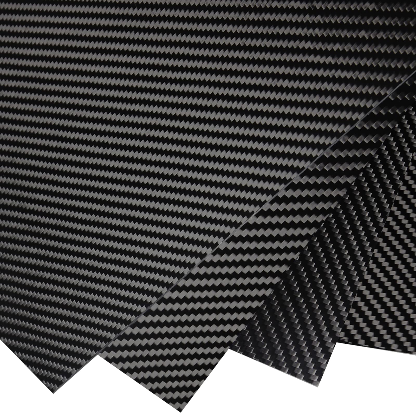 High-Quality 3K Twill Weave Carbon Fiber Sheet - 400x500mm (1.0mm to 6.0mm Thickness Options) - 100% Pure Carbon Fiber Laminate Panel with Matte Finish | Perfect for Automotive Parts, DIY Projects, Drone Frames & Industrial Applications