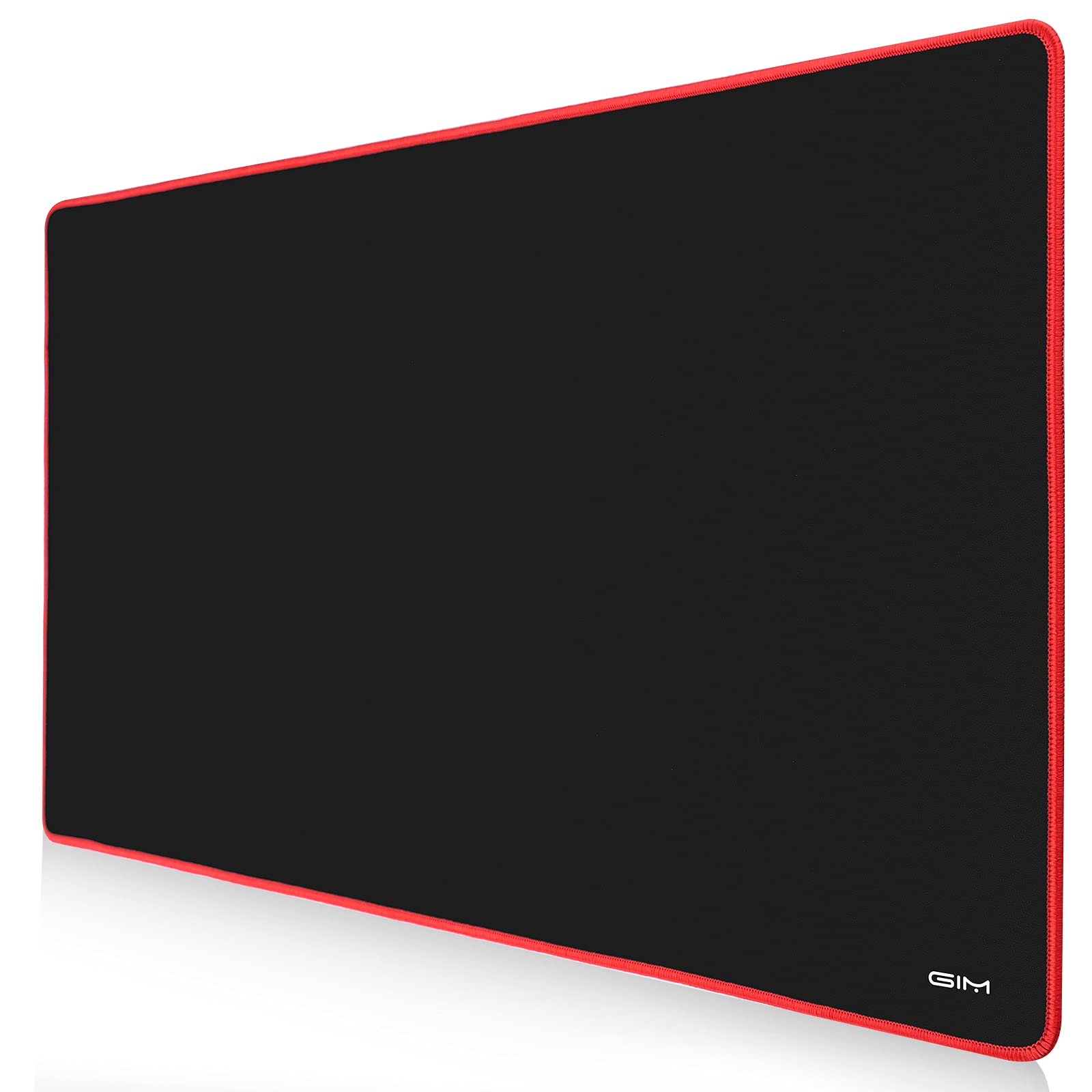 Large Extended Gaming Mouse Pad - 30.7 x 11.8 Inches, 3mm Thick Non-Slip Rubber Base with Red Edge | Waterproof Desk Mat for PC, Laptop & Office Work | Perfect for Gamers, Graphic Designers & Home Office Setup