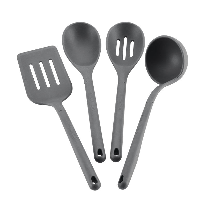 4-Piece Silicone Kitchen Utensil Set - Non-Stick, Heat-Resistant Cooking Tools for Baking, Stirring & Flipping - Perfect for Nonstick Pans, Pots & Cookware