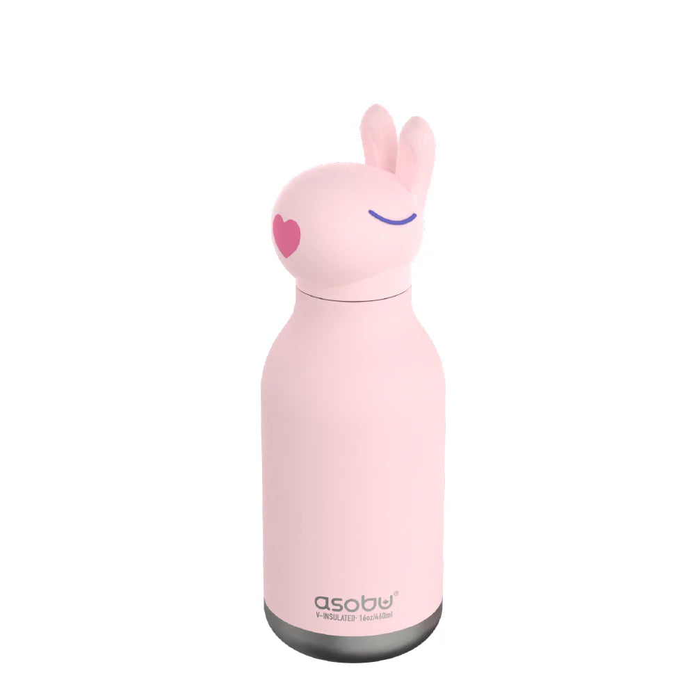 Bunny Bestie Bottle - Cute Bunny-Themed Water Bottle for Kids & Adults - Perfect for School, Gym, and Outdoor Activities