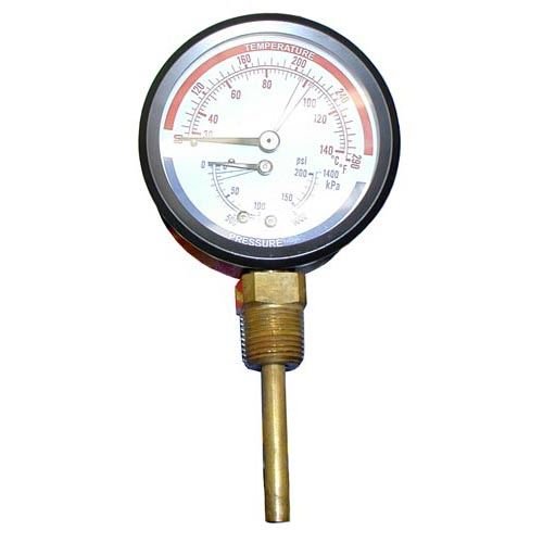 Original Hatco 03.01.003 Pressure/Temperature Gauge Replacement Part - Compatible with Commercial Food Warmers & Holding Cabinets - Perfect for Restaurant Kitchen Equipment Maintenance