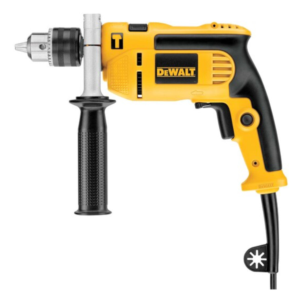 DEWALT 7A Hammer Drill DWE5010 - Refurbished with Warranty - Powerful Corded Drill for Wood, Metal & Concrete - Perfect for DIY Projects & Professional Construction Work